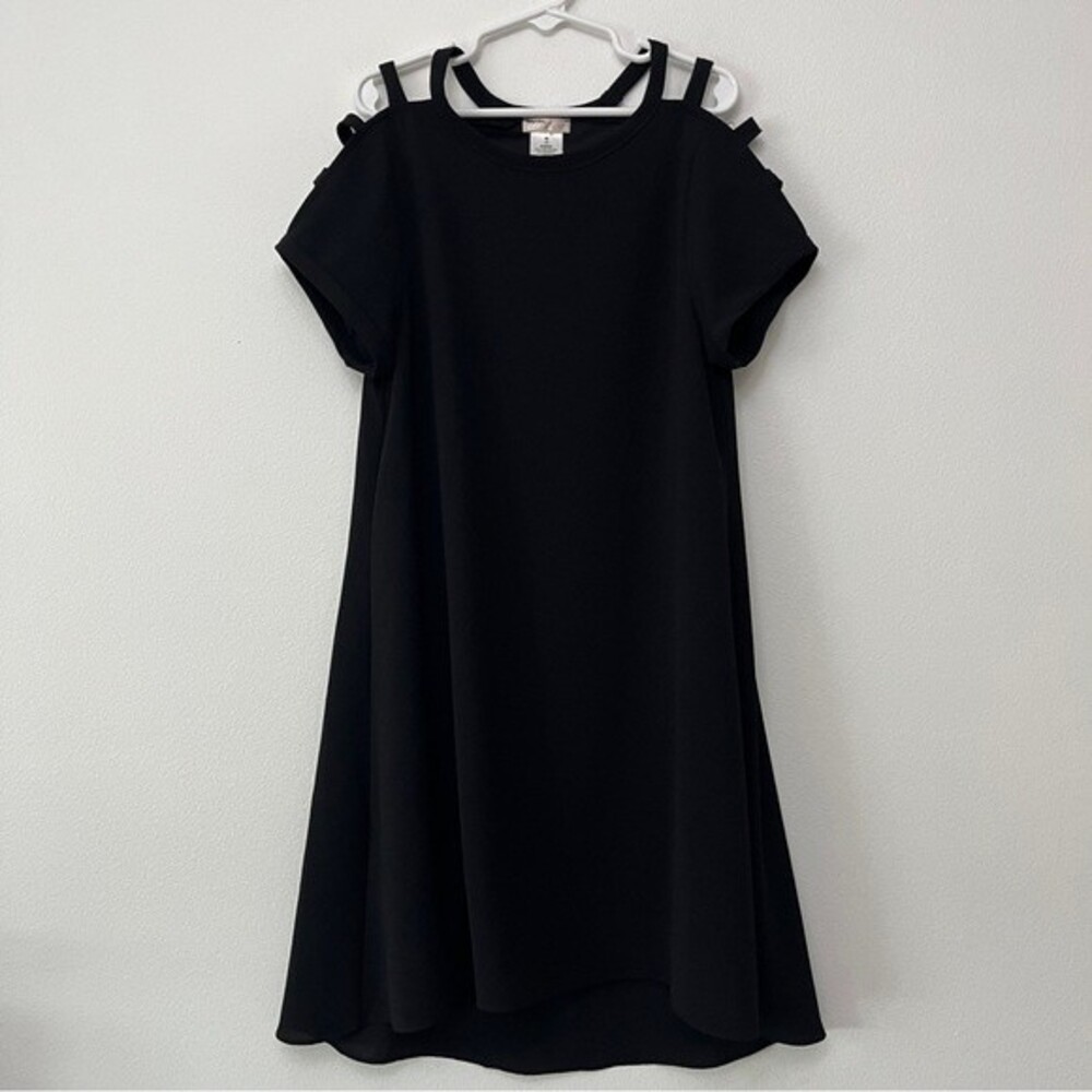 Sally Miller Couture Black Aubrey Girls Dress M